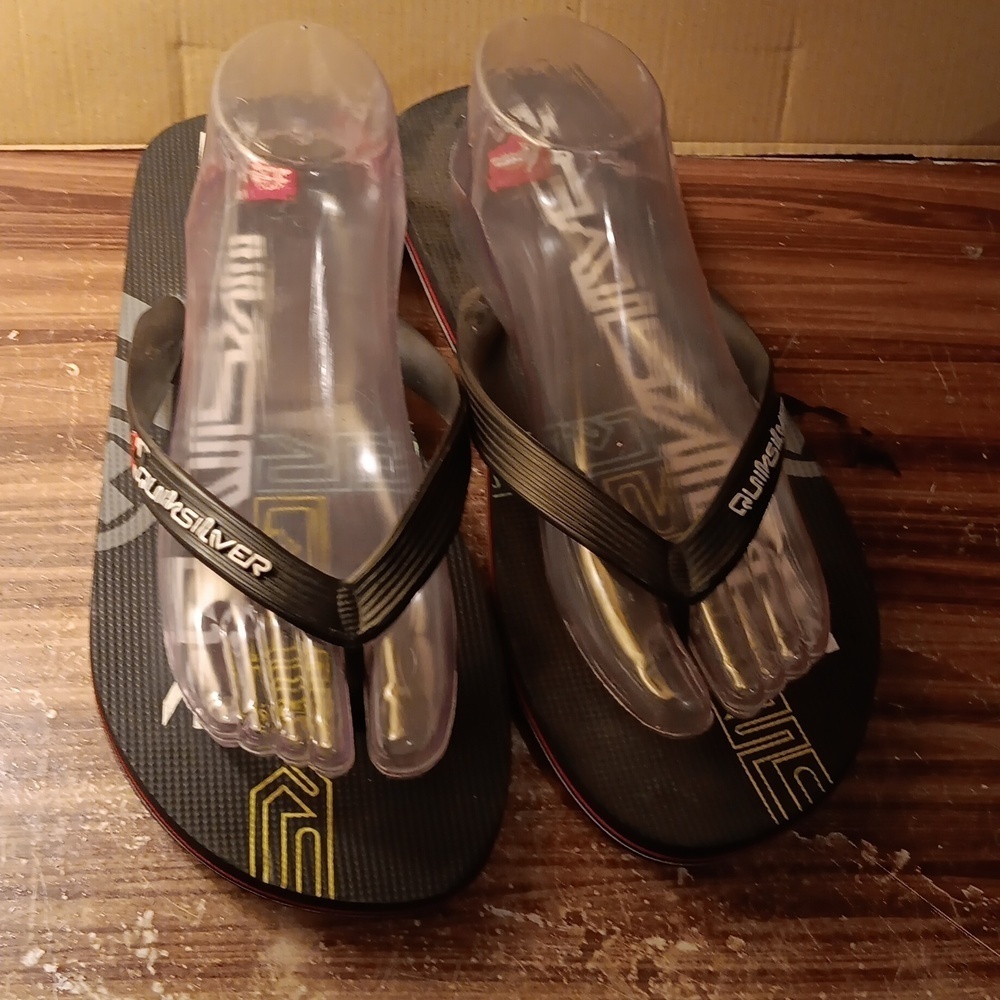 Mens Quiksilver sandals flip flops sz 10 11